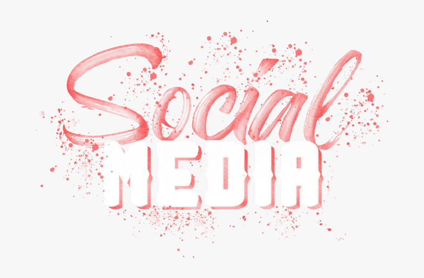 Social Media - Calligraphy, HD Png Download - kindpng Social Media - Calligraphy, HD Png Download - kindpng