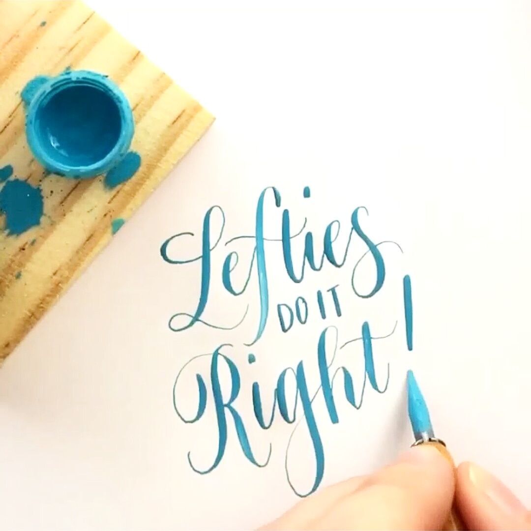 7 Tips for left handed calligraphy – Mont Marte Global 7 Tips for left handed calligraphy – Mont Marte Global