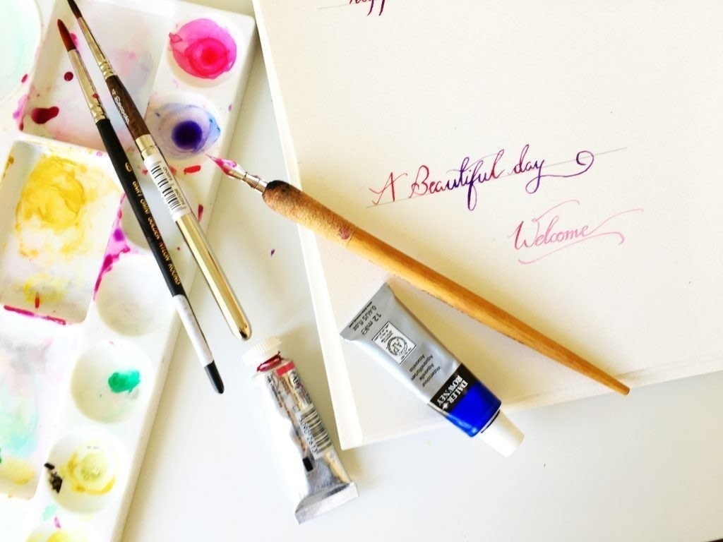 Watercolor Calligraphy Tutorial – The Postman’s Knock Watercolor Calligraphy Tutorial – The Postman’s Knock