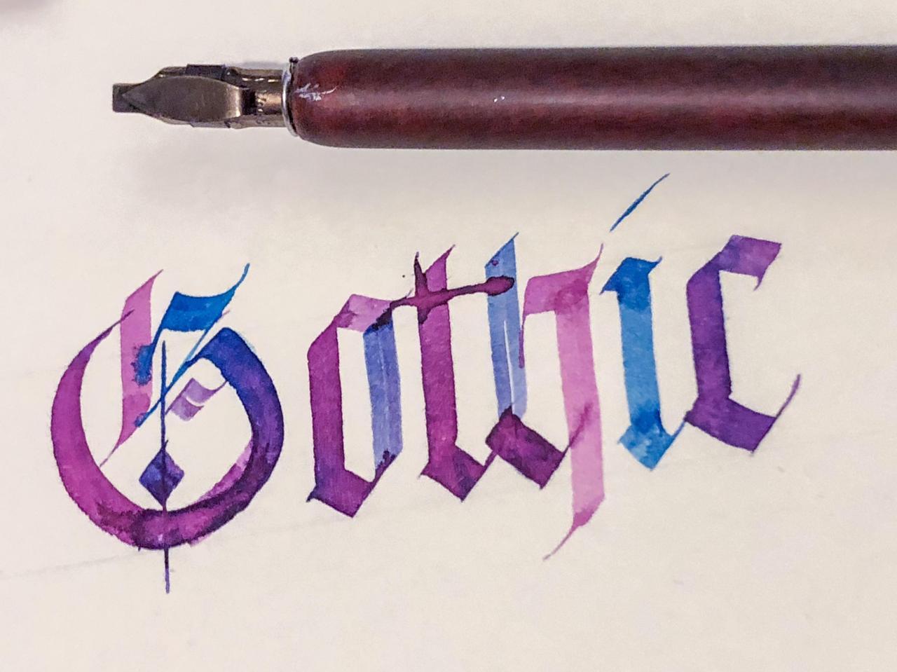 An Introduction to Gothic Calligraphy – Disclosed Calligraphy An Introduction to Gothic Calligraphy – Disclosed Calligraphy